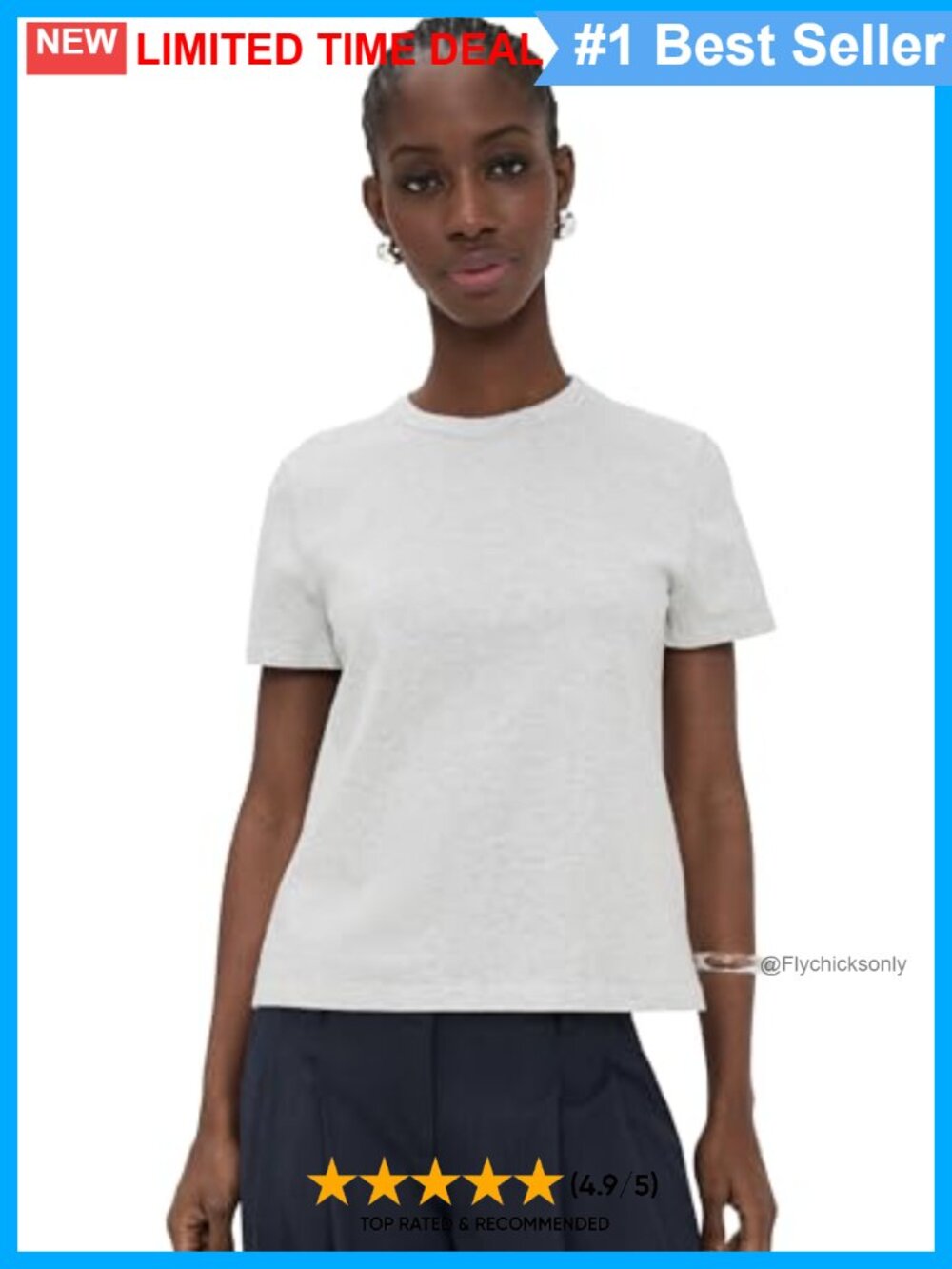 Madewell The Perfect Crewneck Tee in Allday Jersey - Lightweight Stretch Jersey